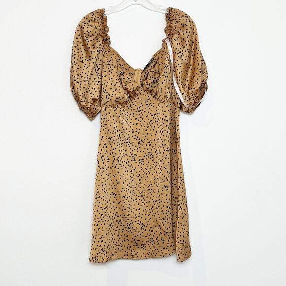 MISSGUIDED MILKMAID SKATER DALMATIAN PRINT SIZE US 14 NEW WITH TAGS - Picture 2 of 6